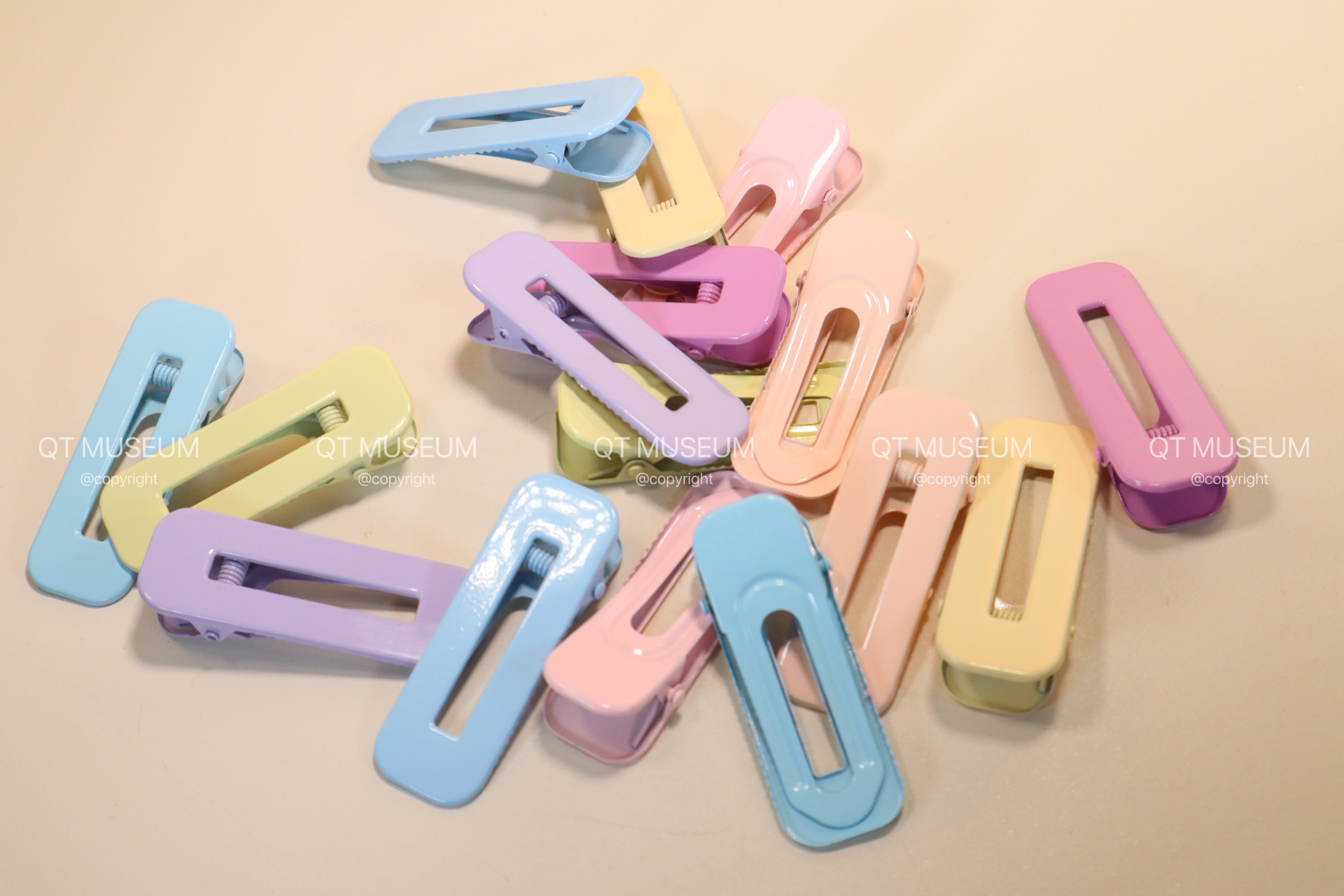 Wide Macaroon color Hair clips for DIY – QT MUSEUM