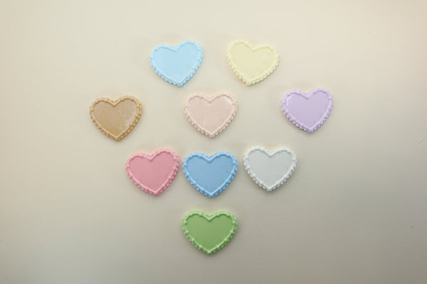 Shimmer Lace edge Heart-Shape Board-Large